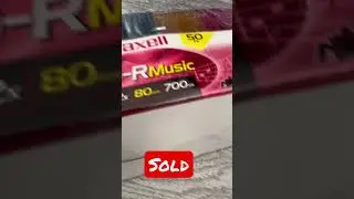 $5 into $97 What Sold on Amazon Vintage Recordable Discs Maxell 💿 #shorts Reselling for Beginners