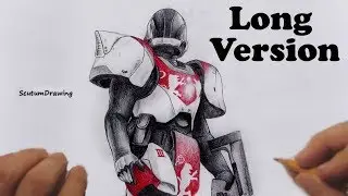 How To Draw Titan - Long Version - Destiny 2