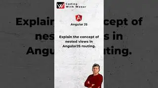 Nested Views in AngularJS #shorts #youtubeshorts #angular #viral