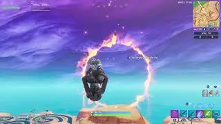 Launch Through Flaming Hoops With A Cannon (Fortnite )