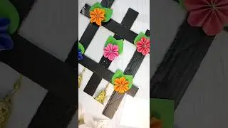 Cardboard craft ideas in tamil |#wallcraft #wallhanging #easywalldecor  #papercraft | @Vishvascraft