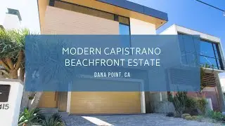 Modern Capistrano Beachfront Estate