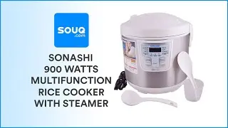 Sonashi 900 Watts Multifunction Rice Cooker With Steamer Review on Souq.com