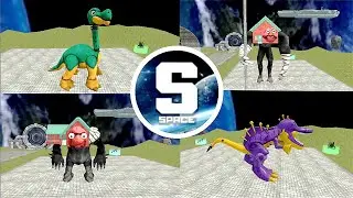 Sandbox in Space Added Brontoflute Saxosaurus Grandpa Granny Home Skibiditoilet Nextbots Femily Gmod
