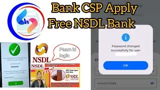 NSDL Payment Bank CSP Free ID Password | Sammadhan Web company | Free mini branch NSDL
