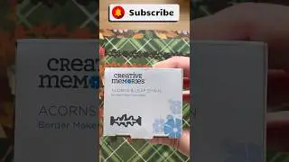 Acorns & Leaf Chain Border Maker Cartridge - Creative Memories - August 2025 #diy  #scrapbooking
