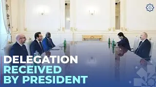 President Ilham Aliyev received delegation of the Zayed Award for Human Fraternity