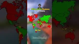 Is Military Service Mandatory In Your Country #map #mapper #mapping #geography #history