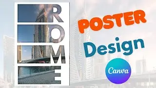 Canva Text Masking Tricks Design | Stunning Posters in Just Minutes!