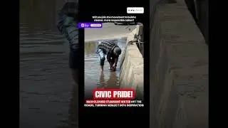 man Cleaned StȺgnȺnt Water off the Roads, Turning NɆglɆct into Inspiration
