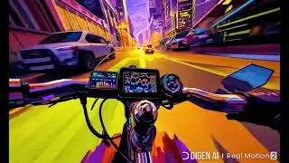 night ride through neon town | cinematic bike journey#bikeride #neoncity #visualvibes #cyberpunkcity