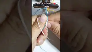 thread bracelet, tutorial