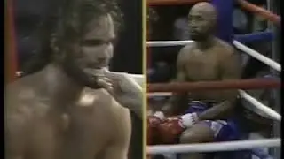 Ian Jacklin vs James Clagget 1992 Pro Kickboxing fight -  Hollywood, California.