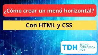 Men&uacute; Horizontal Con HTML y CSS