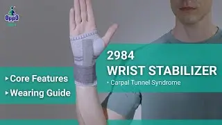 2984 Wrist Stabilizer: Best Wrist Brace for Carpal Tunnel Syndrome | AccuTex | OPPO Medical