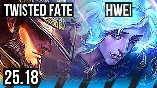 TWISTED FATE vs HWEI (MID) | KR Master | 25.18