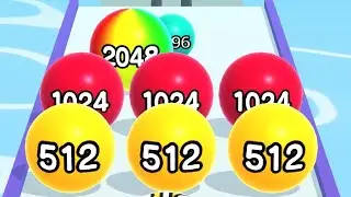 hanu gaming master is playing ball run 2048 game level 952