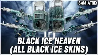 *NEW* BLACK ICE WEAPON SKIN ON ALL WEAPONS - Black Ice Heaven 2.0 - Rainbow Six Siege