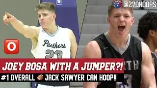 Joey Bosa With A JUMPER?! #1 Overall 🏈 Jack Sawyer Is A Killer On The Hardwood!!
