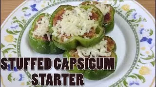 STUFFED CAPSICUM STARTER| STUFFED BELL PEPPER| PARTY SNACKS| RUCHI'S KITCHEN CORNER