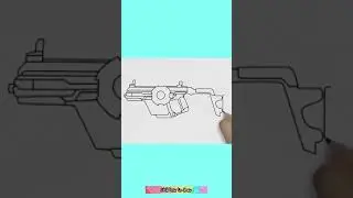 How to draw vector gun pel pubg #drawing #draw free fire I Chill how to draw