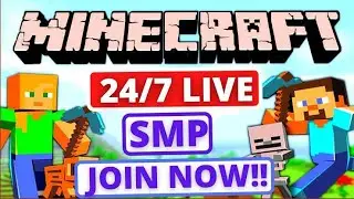 MINECRAFT SMP LIVE  24/7 ONLINE SURVIVAL | LIFESTEAL | BEDWARS | PVP #minecraft #texhnogamerz