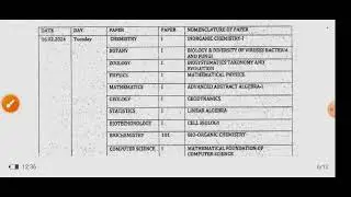 Apsu rewa Ma,Mcom ,Msc 1Sem Exam Time Table 2024||  apsu का टाइम टेबल आ गया||#apsu#timetable