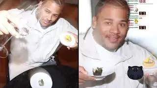 Silly reacts to Fanum Taste Tests Gourmet Dishes 63 Stories Above NYC