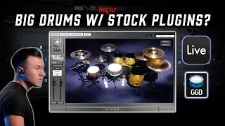 Can you get a big drum mix with stock plugins?!!  #songwriting #AbletonLive