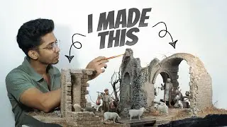 I MADE THIS !!| REALISTIC CHRISTMAS CRIB MAKING | TIMELAPSE | TUTORIAL