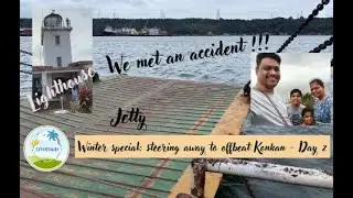 We met a small accident | #accident #caraccident #lighthouse #temple #travel #steeraway #tourism