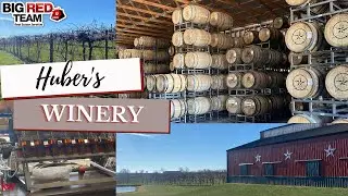 Behind the scenes tour of Huber's Winery in Starlight, Indiana