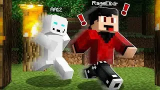 HE FOUND THE WHITE ENTITY IN MINECRAFT! (Minecraft Trolling)