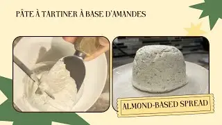 P&acirc;te &agrave; tartiner &agrave; base d'amandes/Almond-based spreadable vegan cheese