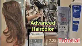Advanced hair color techniques || Iconic brown 🟤 hair color | step by step| for beginners Shyama's M