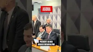 PRESIDENTE DO INSS ACABA DE CHEGAR NA CPMI