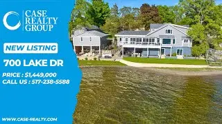 Lake House For Sale on Coldwater Lake - 700 Lake Drive, Coldwater, MI.