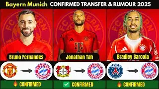 🚨 Bayern Munich Transfer News Confirmed Today ✅ Jonathan Tah to  Bayern Munich, Bruno, Barcola...