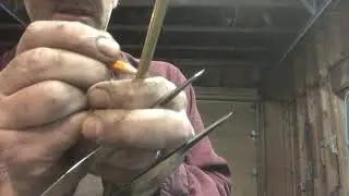 Cutting Tubing for Lanyard Holes