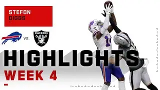 Stefon Diggs Puts on a SHOW vs. Raiders | NFL 2020 Highlights