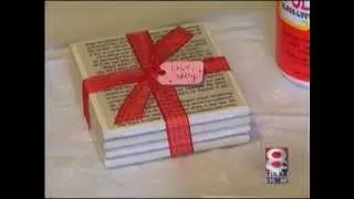 Craftastic: Romance Novel Coasters