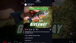 $110 LURE GIVEAWAY #handmadelure #swimbait #swimbaitfishing #bassfishing #fishinglure #fishing #bass
