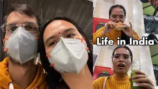 🇮🇳🇵🇭 Life in India: Trying new Indian food, Date Nights, Bad Air Quality in Delhi, Diwali Lights
