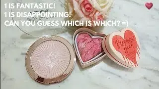 Bleeding Heart Baked Highlighter & Skin Kiss Highlighter Review