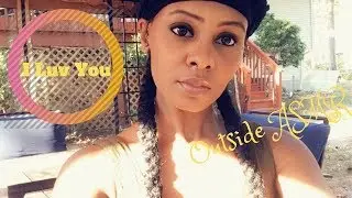 Outside ASMR repeating I luv you (whispered)