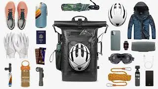Inateck Sac &agrave; Dos V&eacute;lo &Eacute;tanche Grande Capacit&eacute;, Sac de Bicyclette Alpinisme Montagne Sport Camping