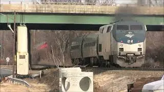 Amtrak and CT Rail on the Hartford/Springfield Line - 12/26/2025