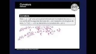 Clase 17 - Teoría local de curvas parametrizadas