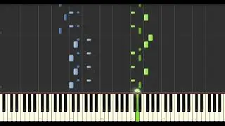 Yann Tiersen - Les Jours Heureux (Synthesia Tutorial) [Piano]