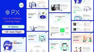 PXaas - App & Software Landing Page Theme | Themeforest Website Templates and Themes